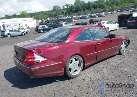 2002 Mercedes-Benz Cl 500 из США, поврежденный, VIN WDBPJ75J42A027090